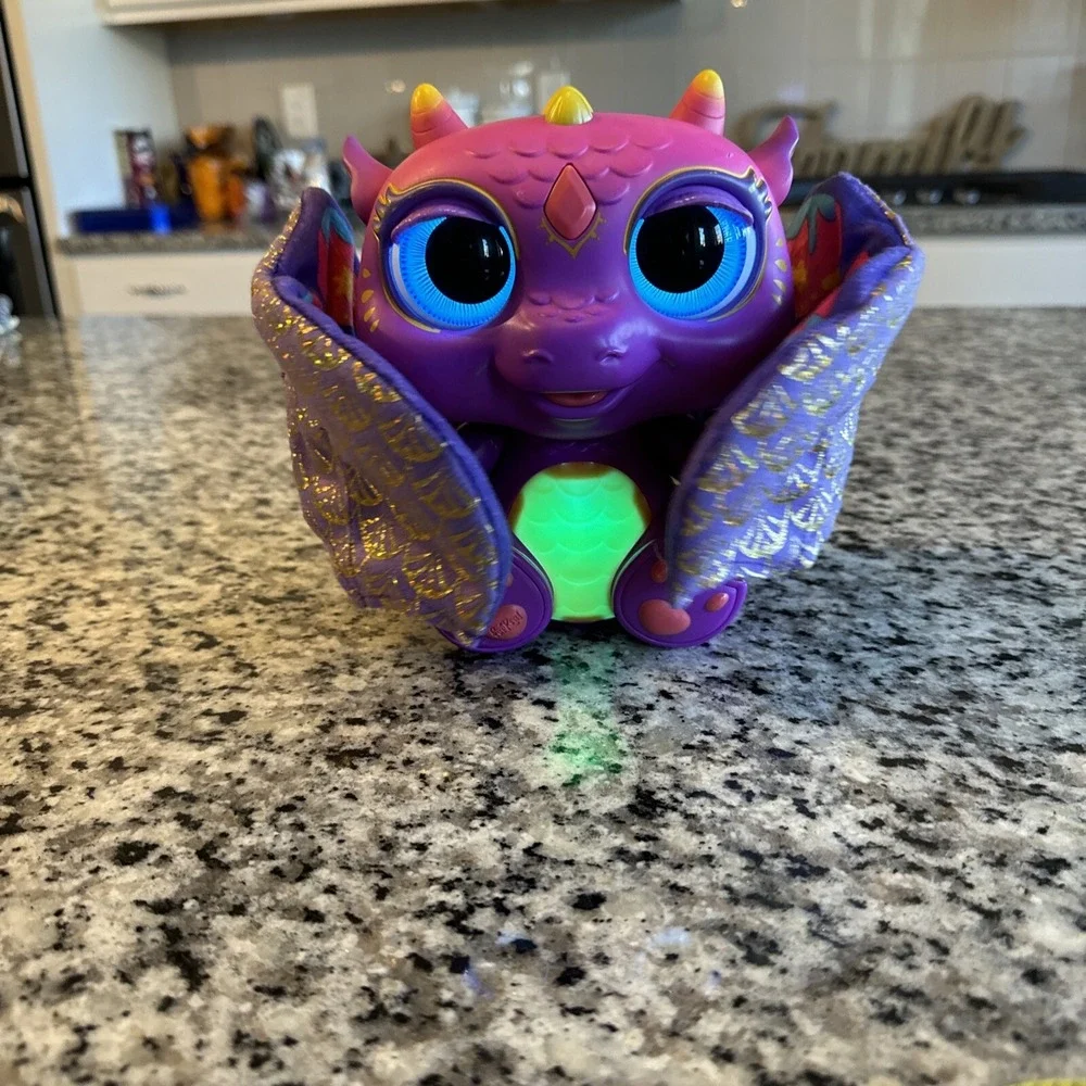 FurReal Friends Moodwings Baby Dragon Electronic Interactive Pet Hasbro 2020 VGC